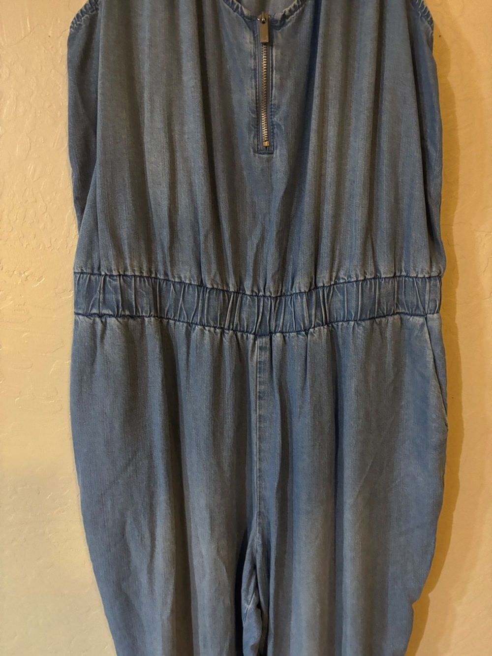 Juicy Couture Light Blue Denim-Style Tank Jumpsuit - Picture 5 of 9